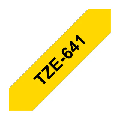 Brother Labelling Tape 18mm, Black on yellow, TZe, Yellow, Philippines, 5 year(s), 1.8 cm