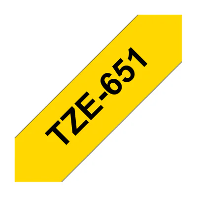 Brother Labelling Tape 24mm, Yellow, Philippines, 5 year(s), 2.4 cm, 8 m, 24 mm