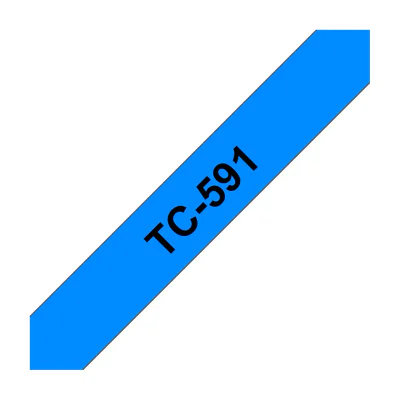 Brother Labelling Tape 9mm, Black on blue, TC, Black, Japan, 5 year(s), Brother