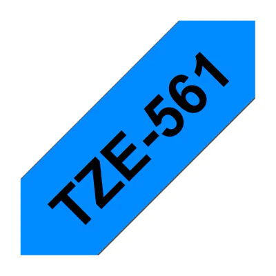 Brother Laminated tape 36mm, Black on blue, TZe, Grey, Thermal transfer, China, 5 year(s)