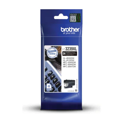 Brother LC-3239XLBK, High (XL) Yield, Black, Pigment-based ink, 1 pc(s), 6000 pages