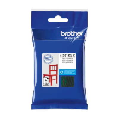 Brother LC-3619XLC, Extra (Super) High Yield, Cyan, 1 pc(s), 1500 pages, Single pack