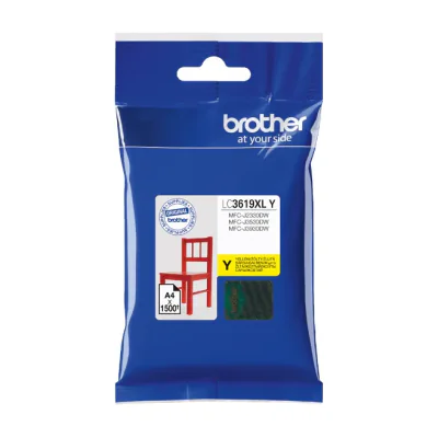 Brother LC-3619XLY, Yellow, 1 pc(s), 1500 pages, Single pack