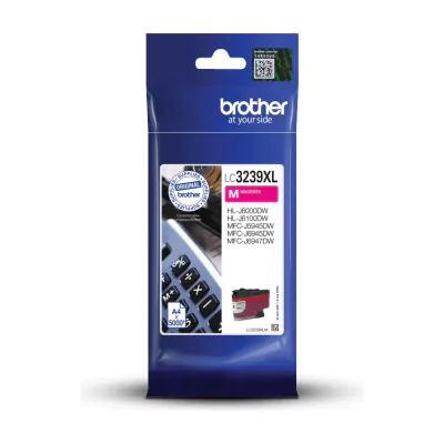 Brother LC3239XLM, High (XL) Yield, Magenta, Pigment-based ink, 1 pc(s), 5000 pages, Single pack