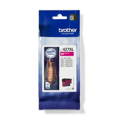 Brother LC427XLM, High (XL) Yield, Magenta, Pigment-based ink, 1 pc(s), 5000 pages, Single pack
