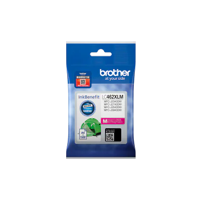 Brother LC462XLM. Cartridge capacity: High (XL) Yield, Supply type: Single pack, Colour ink page yield: 1500 pages, Printing colours: Magenta, Quantity per pack: 1 pc(s)