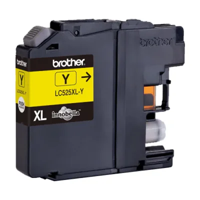 Brother LC525XL-Y, Extra (Super) High Yield, Yellow, Pigment-based ink, 1300 pages