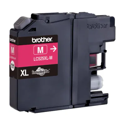 Brother LC525XLM, High (XL) Yield, Magenta, Pigment-based ink