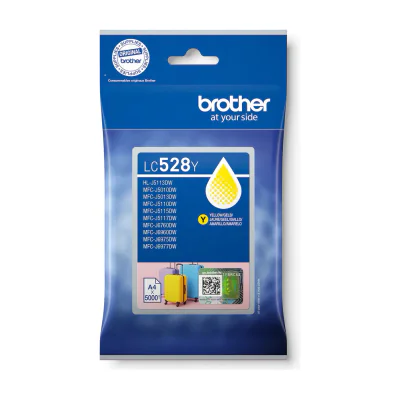 Brother LC528Y, Yellow, 1 pc(s), 5000 pages, Single pack