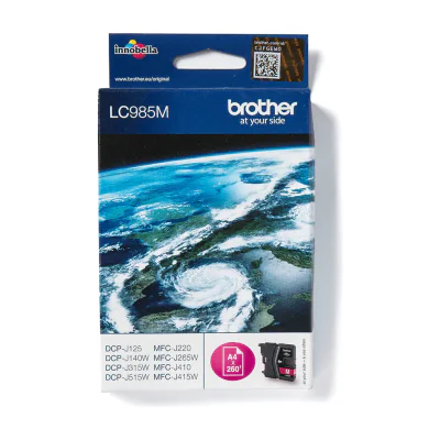 Brother LC985M, Magenta, Pigment-based ink, 1 pc(s), 260 pages, Single pack