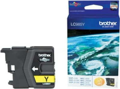 Brother LC985Y, Yellow, Pigment-based ink, 1 pc(s), 260 pages, Single pack