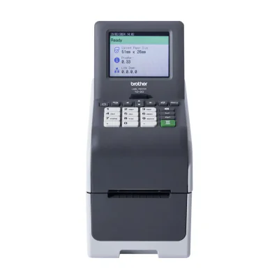 Brother TD-2320DSA203, Direct thermal, 203 x 203 DPI, 152 mm/sec, Wired, Black, Grey