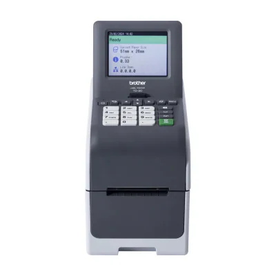 Brother TD-2350DSA203, Direct thermal, 203 x 203 DPI, 152 mm/sec, Wired & Wireless, Black, Grey