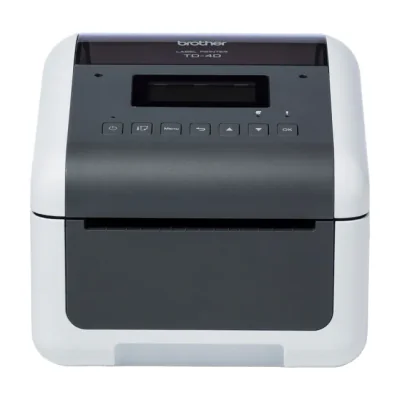 Brother TD-4455DNWB, Direct thermal, 203 x 203 DPI, 203 mm/sec, Wired, Grey, White