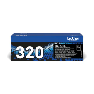 Brother TN-320BK, 2500 pages, Black, 1 pc(s)