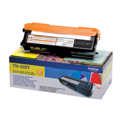 Brother TN-328Y, 6000 pages, Yellow, 1 pc(s)