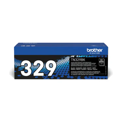 Brother TN-329BK, 6000 pages, Black, 1 pc(s)