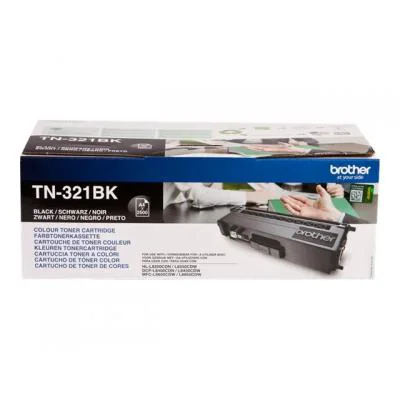 Brother TN-321BK, 2500 pages, Black, 1 pc(s)