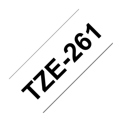 Brother TZE-261, Black on white, TZ, China, 5 year(s), Brother, P-Touch PT-3600, PT-550, PT-9200, PT-9500, PT-9600, PT-9700, PT-9800