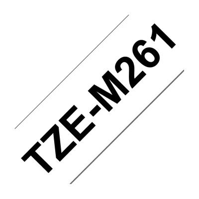 Brother TZE-M261, Black on white, TZe, White, Thermal transfer, China, 5 year(s)