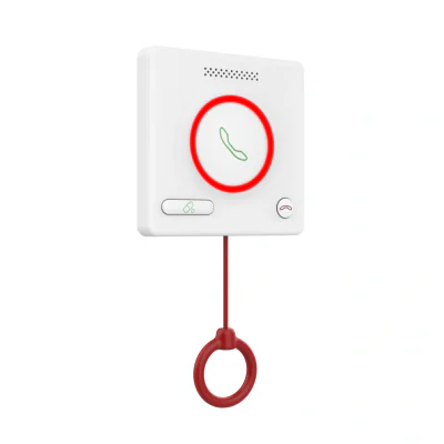 BUTON DE APELARE MEDICALA Hikvision DS-KHH6020X;  1x RJ45 port, alimentare: DC12V/private POE, protectie: IPX5 Intercomunicare bidirecțională și alarme inteligente: – Comunicarea vocală clară între pacienți și personalul medical (statia de management
