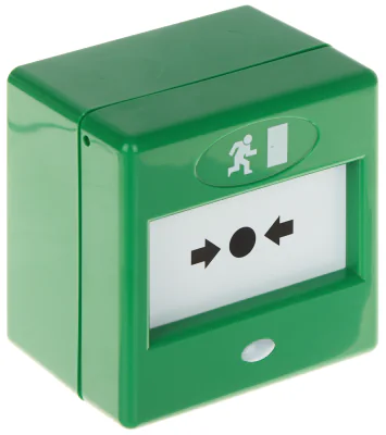 Buton de deschidere de urgență a ușii FP3/GR/DP, 2 x NO/NC, 12 A / 250 V AC