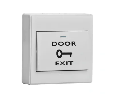 Buton de iesire cu carcasa inclusa, aplicabil ND-EB02A-B; Iesire contact: NO/NC; lumina de noapte; material: plastic; Dimensiuni: (L x Wx H) 86 x 86 x 30mm;