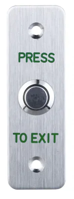 Buton de iesire ND-EB24, Iesire contact: NO/NC, material: otel inoxidabil, montare incastrata, dimensiuni: 29x25x92mm