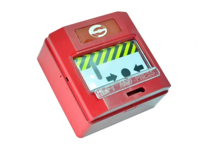 Buton de incendiu cu geam de plastic NB-525
