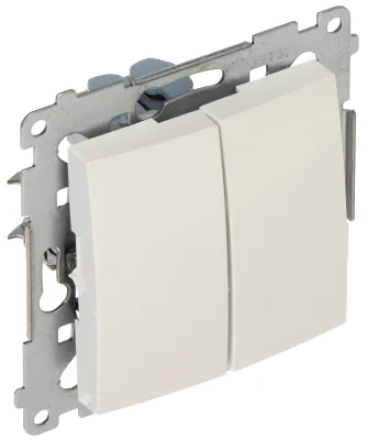 Buton dublu KONTAKT SIMON DP2.01/11-SIMON54, 250 V, 10 A