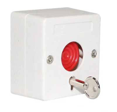 Buton panica cu cheie, material plastic ND-EB01