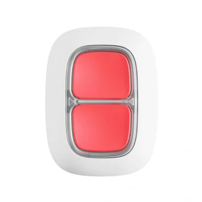 Buton panica / smart wireless, alb - AJAX; Numar butoane: 2; Utilizare ca buton panica sau control automatizari, cominicare bidirectionala; Protectie apasare accidentala: necesita apasare simultana, despartitor din plastic; Frecventa operare: 868.0 -