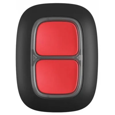 Buton panica / smart wireless, negru - AJAX; Numar butoane: 2; Utilizare ca buton panica sau control automatizari, cominicare bidirectionala; Protectie apasare accidentala: necesita apasare simultana, despartitor din plastic; Frecventa operare: 868.0
