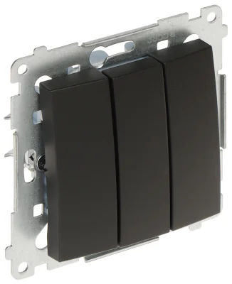 Buton triplu KONTAKT SIMON DP31.01/49-SIMON54, 250 V, 10 A