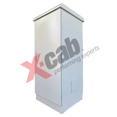 Cabinet metalic de exterior 19", cu izolatie termica, rack de podea, 27U 600x600 mm, IP-55, Xcab seria F "Xcab-FG196627"