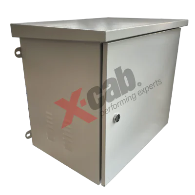 Cabinet metalic de exterior 19", rack de perete, 9U 600x400 mm, IP-55, Xcab "Xcab-OC6409"