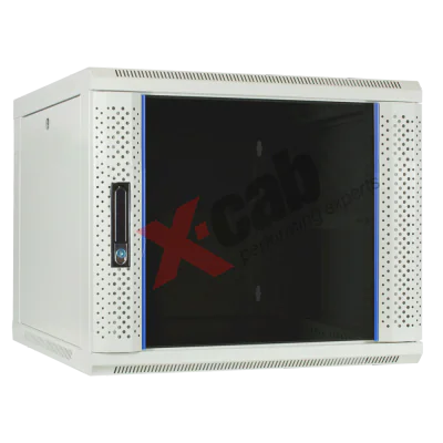 Cabinet metalic de perete 19", tip rack wallmount, 9U 600x600 mm, Xcab S Gri "Xcab-9U60S.7035"