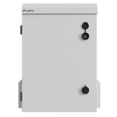 Cabinet rack Lanberg, wall mount, 10" 340X250X500, Assembled, material Galvanized steel, Stainless steel (AISI 304), maximum static load 50 kg, IP55, gri