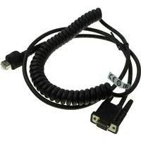 Cable CAB-549, RS-232 PWR, 9P, Female, Coiled, 2.4 m / 7.8 ft., IP67