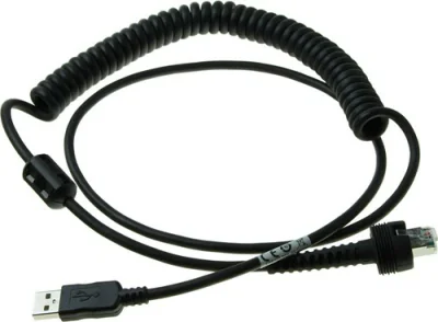 Cable CAB-553, USB Type A, Coiled, 2.4 m / 7.8 ft, IP67