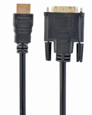 GEMBIRD CC-HDMI-DVI-10 Gembird HDMI to DVI male-male cable with gold-plated connectors 3m bulk pack