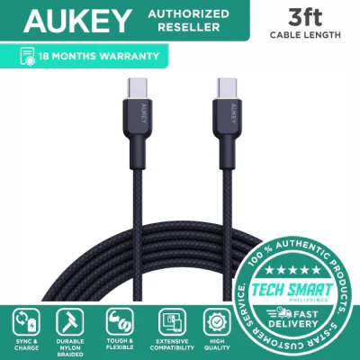 CABLE USB-C TO USB-C 1M/CB-NCC1 AUKEY