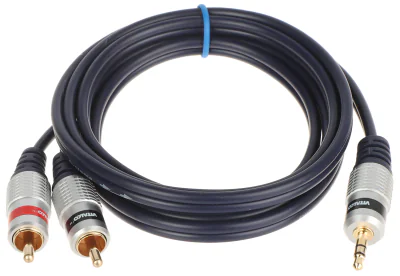 Cablu 2 x CINCH - Jack VITALCO 2C-W/J-W-1.5M-HQ, 1,5 m