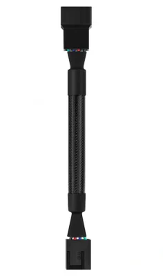 Cablu adaptor 4-pin PWM DeepCool, reduce voltajul pt RPM si zgomot scazut "R-LSP-FAN"