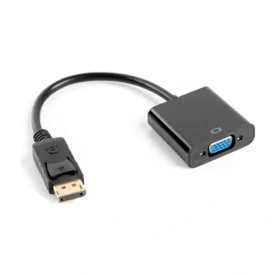 Cablu adaptor Lanberg DisplayPort(M) 1.1 - VGA(F), 0,2 metri, negru