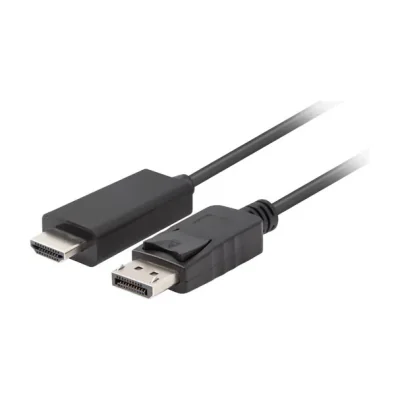 Cablu adaptor Lanberg DisplayPort(M) v1.1 - HDMI(M), 1920x1080, 1 metru, negru