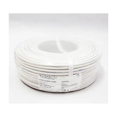 Cablu alarma 12 x 0.22 premium, cupru 100%, cod: I357IT, Li-Y(ST)Y, made in Italy, utilizare pentru sisteme de alarma, manta exterioara PVC alb, ecranare: folie de aluminiu laminata, raza de curbura 10x diametru, Peak Operating Voltage 250, Voltage R