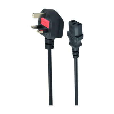 CABLU alimentare GEMBIRD 1.8m, intrare Shucko UK 3pin, iesire C13, 5A, bulk, black, "PC-187"