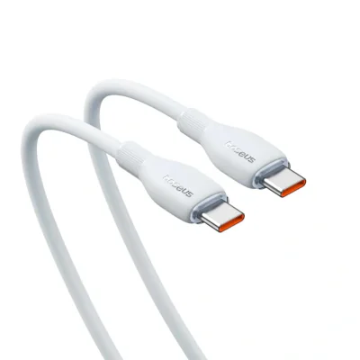 CABLU alimentare si date Baseus Pudding, Fast Charging Data Cable pt. smartphone, USB Type-C la USB Type-C 100W, 1.5m, negru "P10377701111-00" - 6932172668556