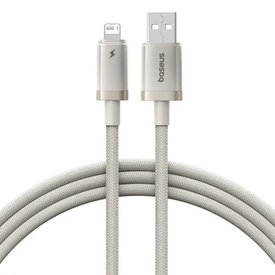 CABLU alimentare si date Baseus Titanium, pt smartphone, USB Type-C la USB Type-C 100W, braided, 1m, galben "P10378100G21-00" - 6932172669584